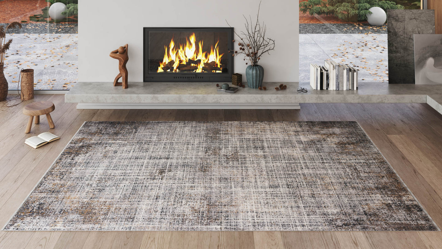 Canvas of Tranquility Modern Rug - B008A