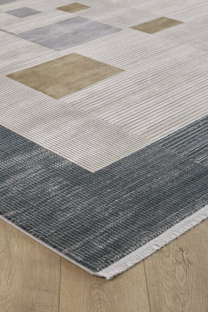 Squared Puzzle Contemporary Rug - M491A