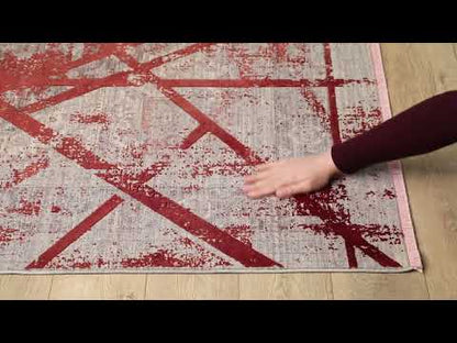 Dominant Lineage Modern Rug - Coral - HRD003