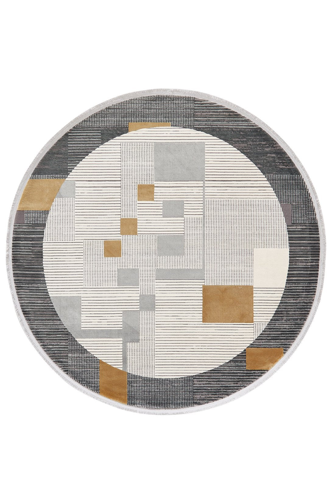 Squared Puzzle Contemporary Rug - M491A