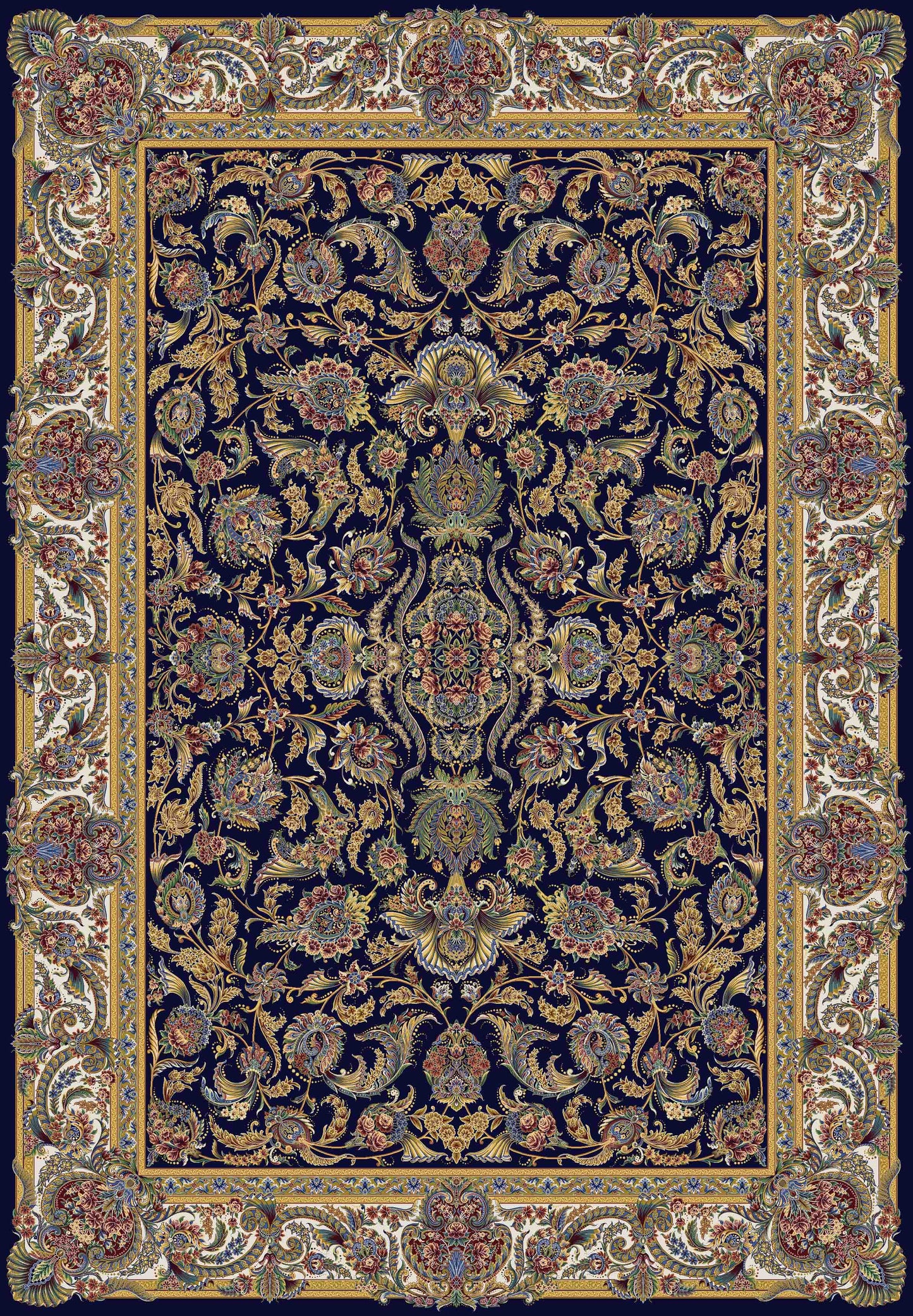 Special Heritage Orientalischer Teppich - Marineblau - 2028