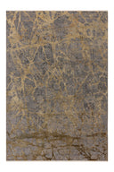 Gold renk ağırlıklı, modern desenli Agartha AG045 salon halısı