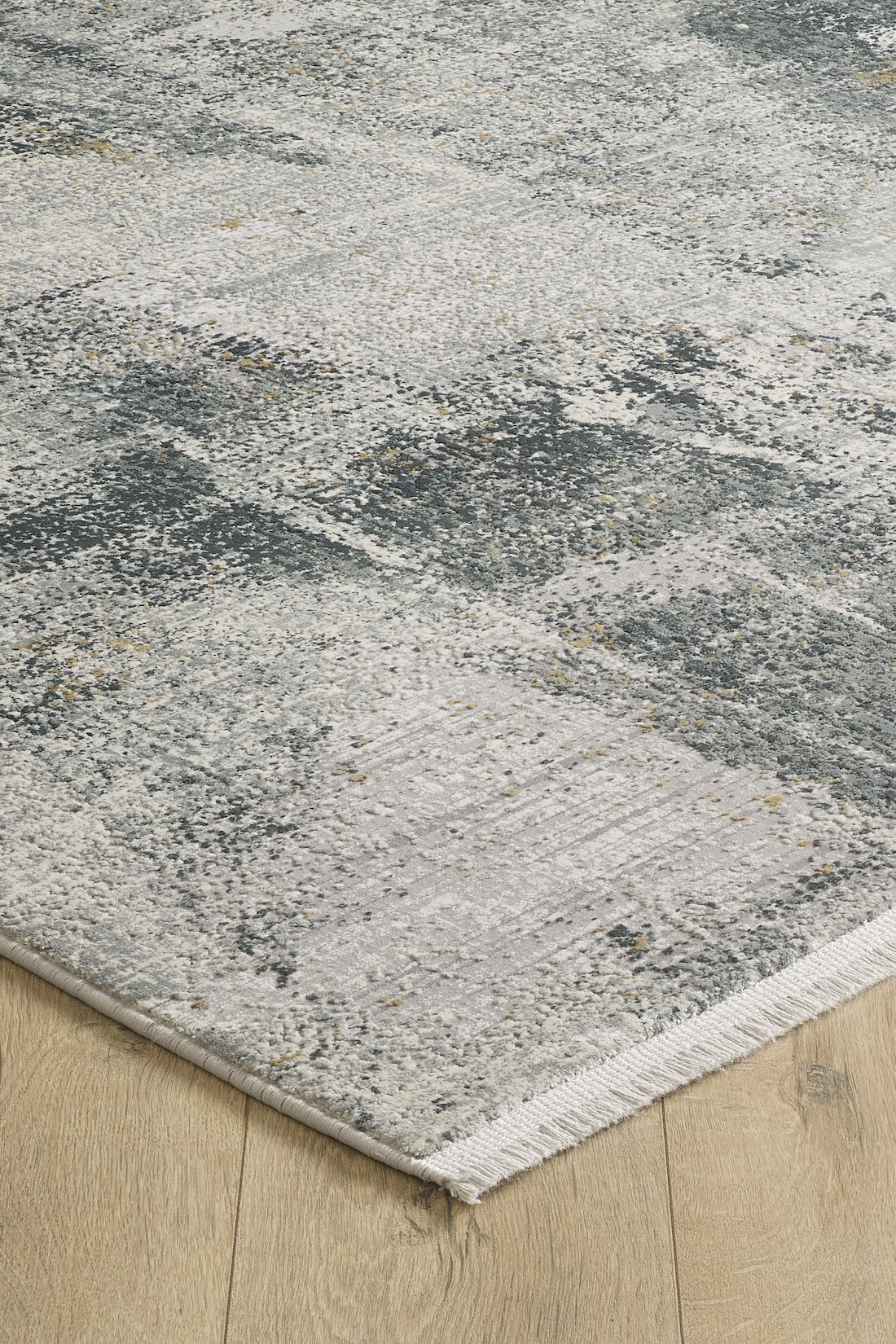 Chromatic Flair Contemporary Rug - Charcoal - M660A