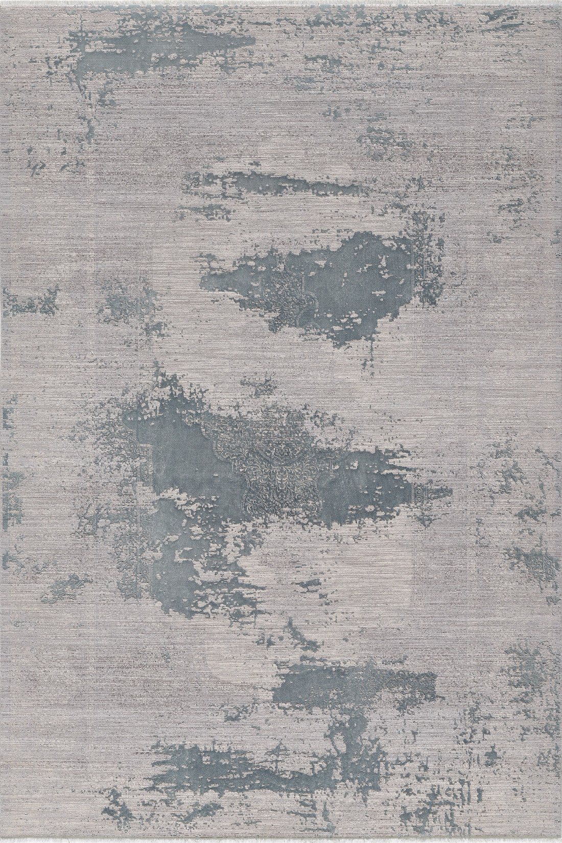 Whispering Mist Moderner Teppich – Silber – HRD002 