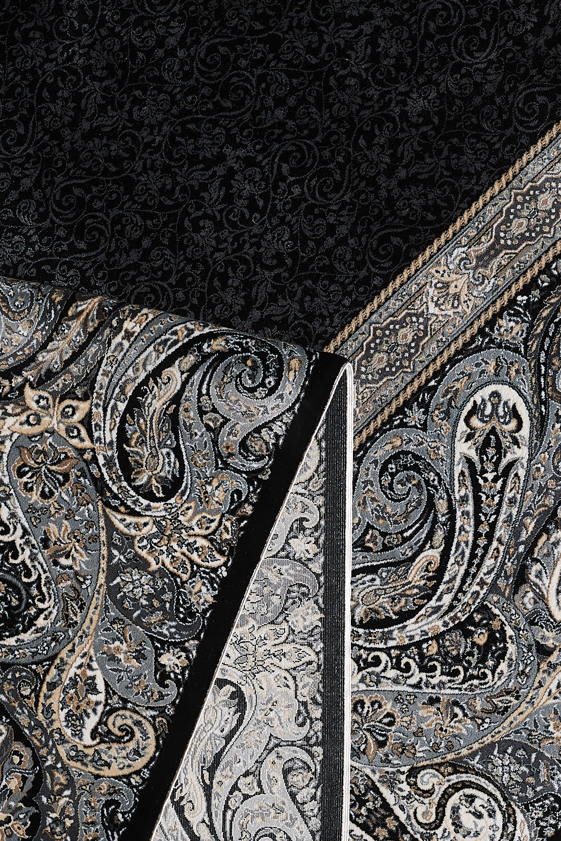 Turkish Mirage Medaillonteppich aus Seide – Obisidan – 1168D 