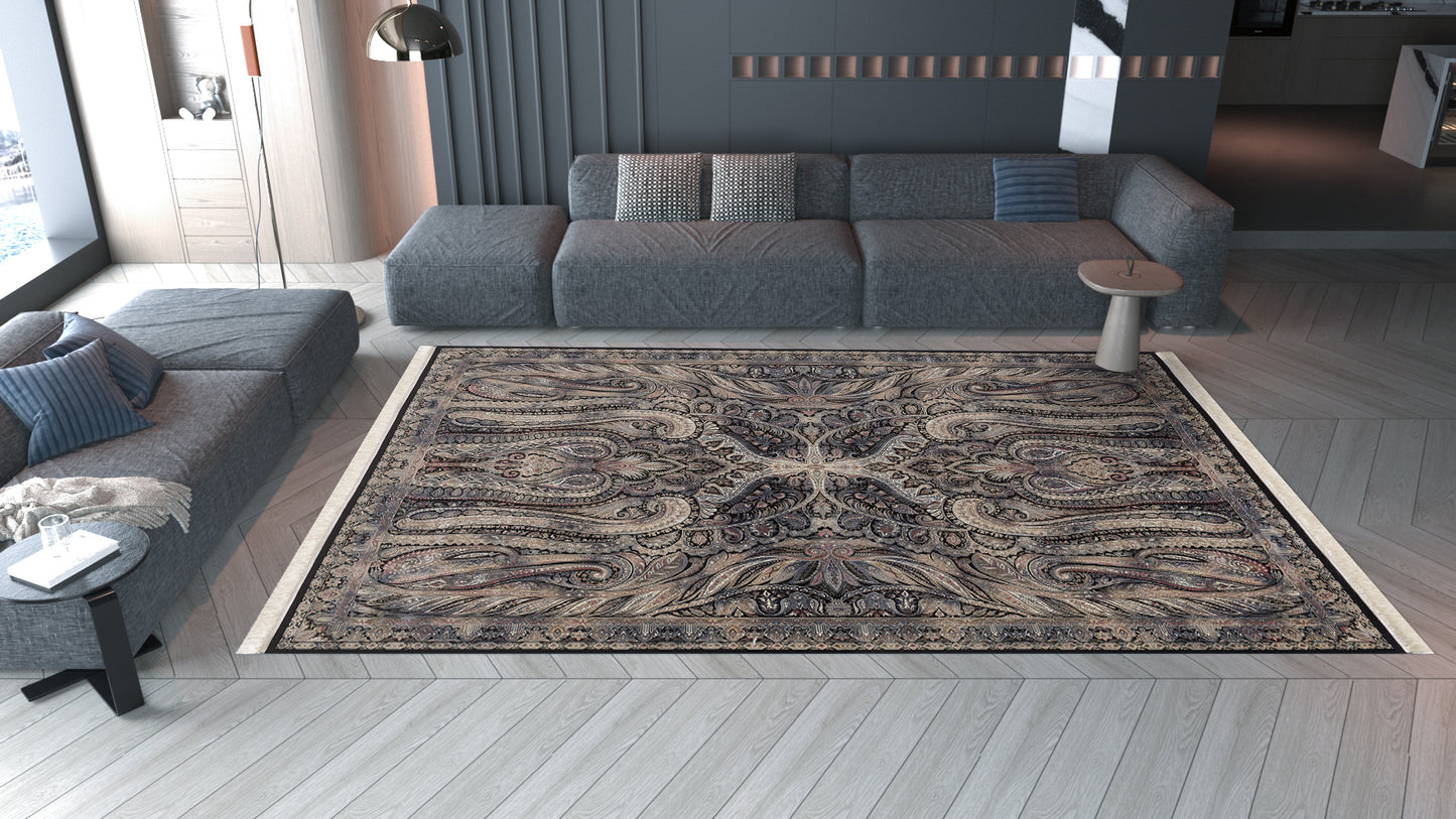 Imperial Midnight Turkish Rug - 2135E