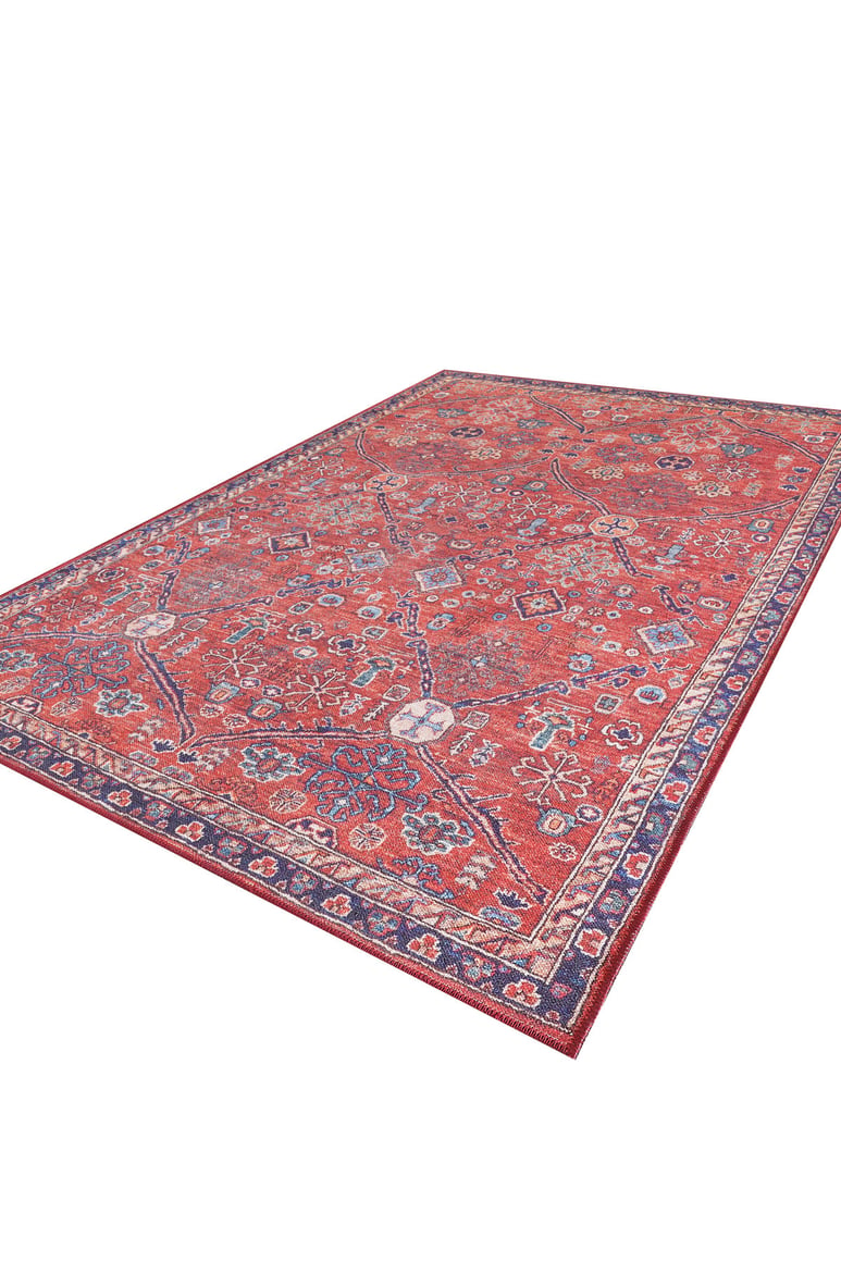 Rhapsody Authentic Red Washable Rug - LCC3033