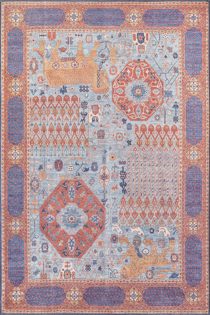 The Village Authentic Colorful Washable Rug - LCC3012