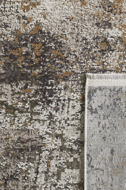 Rustic Brown Palette Abstrakter Teppich – NV010