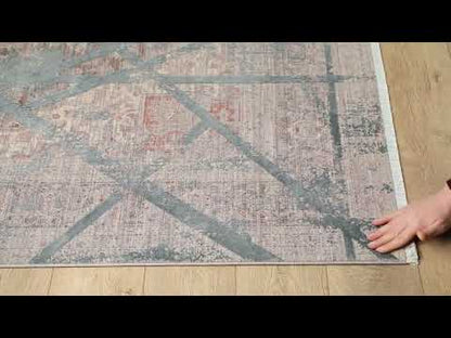 Dominant Lineage Moderner Teppich – Grau – HRD006 