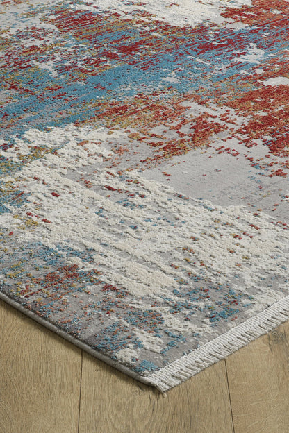 Abstrakter Canvas Premium-Teppich – M378C 