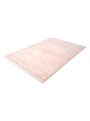 Heritage Blush & Cream Hand-Knotted Rug 5'7" x 7'10" ED119 – close-up texture