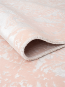 Heritage Blush & Cream Hand-Knotted Rug 5'7" x 7'10" ED119 – rolled view