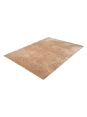 Almira Brown & Beige Hand-Knotted Rug 5'7" x 7'10" ED120 – close-up texture