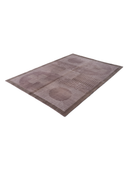 Almira Charcoal & Gray Hand-Knotted Rug 5'7" x 7'10" ED121 – close-up texture