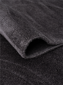Almira Black Hand-Knotted Rug 5'7" x 7'10" ED124 – rolled view