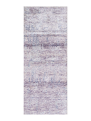 Bamboo Silk Lilac & Gray Hand-Knotted Runner 2'7" x 6'5" ED140 – top view