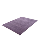 Loribaft Purple Hand-Knotted Rug 5'7" x 7'10" ED147 – close-up texture