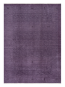 Loribaft Purple Hand-Knotted Rug 5'7" x 7'10" ED147 – top view