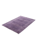 Loribaft Purple & Lilac Hand-Knotted Rug 4' x 5'10" ED149 – close-up texture