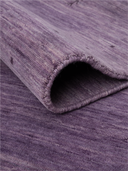 Loribaft Purple & Lilac Hand-Knotted Rug 4' x 5'10" ED149 – rolled view