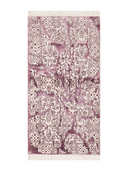 Heritage Purple & Cream Hand-Knotted Rug 2'7" x 4'11" ED164 – top view