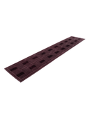 Kashmir Burgundy Hand-Knotted Runner 2'7" x 13'3" ED173 – close-up texture