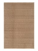 Yunser Beige & Brown Wool Machine-Made Rug 5'5" x 7'9" ED193 – top view