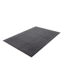 Yunser Charcoal Wool Machine-Made Rug 5'5" x 7'9" ED194 – close-up texture