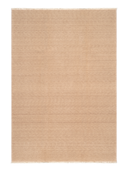 Yunser Beige Wool Machine-Made Rug 5'5" x 7'9" ED195 – top view