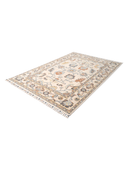 Yunser Cream & Gray Wool Machine-Made Rug 4'4" x 6'3" ED206 – close-up texture