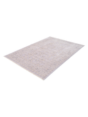 Yunser Lilac & Gray Wool Machine-Made Rug 5'3" x 7'10" ED213 – close-up texture