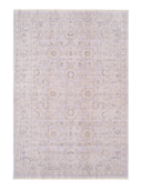 Yunser Lilac & Gray Wool Machine-Made Rug 5'3" x 7'10" ED213 – top view
