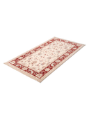 Yunser Cream & Red Wool Machine-Made Rug 3'3" x 6'3" ED219 – close-up texture