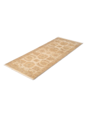 Natura Beige & Cream Wool Machine-Made Rug 2'7" x 6'6" ED221 – close-up texture