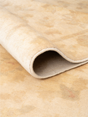 Natura Beige & Cream Wool Machine-Made Runner 2'7" x 8'1" ED224 – rolled view