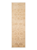 Natura Beige & Cream Wool Machine-Made Runner 2'7" x 8'1" ED224 – top view
