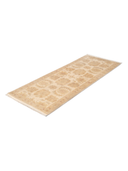 Natura Beige & Cream Wool Machine-Made Rug 2'7" x 6'6" ED226 – close-up texture