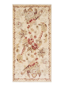 Karabakh Cream & Pink Hand-Knotted Rug 2'6" x 4'9" ED227 – top view