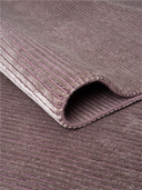 Almira Taupe & Pink Hand-Knotted Rug 5'10" x 9'1" ED253 – rolled view
