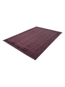 Kashmir Burgundy & Black Hand-Knotted Rug 6'8" x 9'10" ED254 – close-up texture