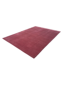 Kashmir Burgundy & Pink Hand-Knotted Rug 8'1" x 11'6" ED256 – close-up texture