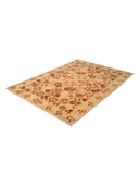Ocean Ushak Beige & Terracotta Hand-Knotted Rug 5'9" x 7'10" ED264 – close-up texture