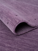 Loribaft Lilac & Purple Hand-Knotted Runner 2'8" x 9'11" ED71 – rolled view