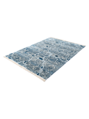 Heritage Blue & White Hand-Knotted Rug 5'8" x 7'11" ED74 – close-up texture