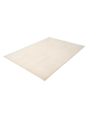 Kashmir Cream & Ecru Hand-Knotted Rug 5'8" x 7'11" ED80 – close-up texture